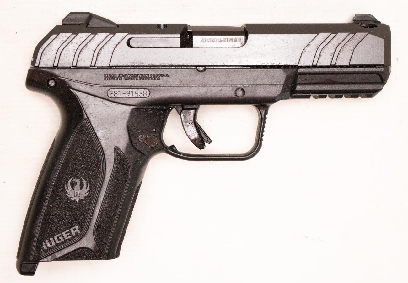 RUGER Security-9 9mm Police Trade-In Semi-Auto Pistol (Magazine Not Included)
